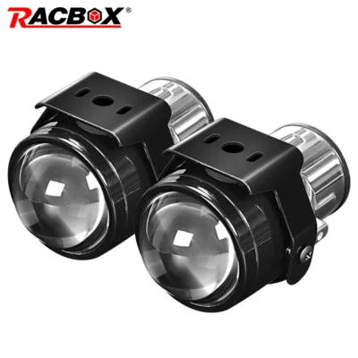 2.5" Bi-Xenon Fog Lights Projector Lens Hi-Lo Beam Retrofit H11 Driving Lamps - Image 1 of 4