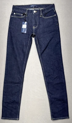 Pantalones de mezclilla Five Four Briggs para hombre talla 30x31 azul preppy ajustados minimalistas lavado oscuro Foto 1 de 4