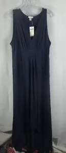 chicos size 3 (16-18) Navy long maxi dress New With Tags - Picture 1 of 6
