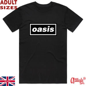 Oasis Decca T Shirt-Unisex Adult-Black Oasis T-Decca Oasis-Official Oasis Merch - Picture 1 of 4