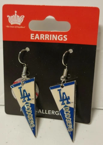 LOS ANGELES DODGERS HIGH QUALITY POPULAR DESIGN PENNET EARRINGS Cover