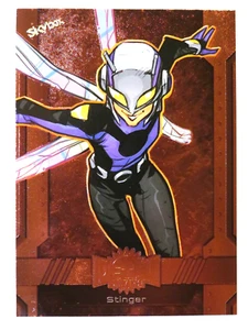 2023 Skybox Marvel Metal Universe Avengers Stinger Copper FX Card #73 - Bild 1 von 2