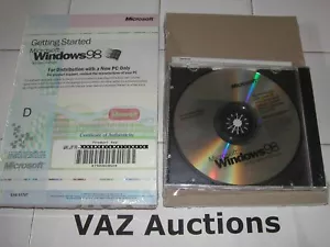  MICROSOFT WINDOWS 98 SECOND EDITION FULL OPERATING SYSTEM WIN 98 SE =NEW= - Picture 1 of 7