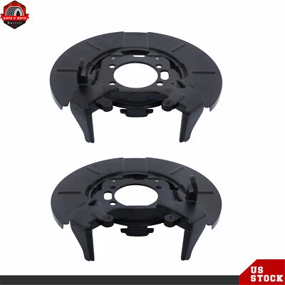 2x Placa protectora contra polvo de freno para Chrysler Town & Country Dodge Caravan trasera izquierda y derecha Foto 1 de 4