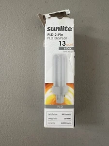 Sunlite 13W PLD 2Pin Double UShaped Twin Tube GX232 Plugin 6500K Day Bulb - Picture 1 of 1