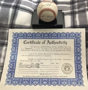 Goose Gossage Rollie Fingers Duel Signed National League baseball - Picture 1 of 6