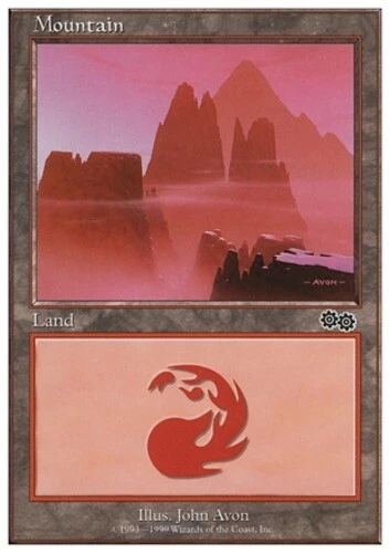 Mountain (Platform) ~ Heavily Played Battle Royale MTG Magic UltimateMTG Land Ca - Image 1 of 1
