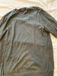 All Saints Cashmere Distressed Pullover Grau Medium - Bild 1 von 4
