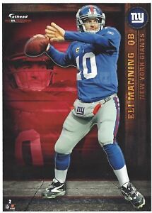 ELI MANNING NEW YORK NY GIANTS OLE MISS REBELS FATHEAD TRADEABLES NFL 2012 #2