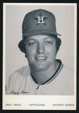 1973 Houston Astros Team Issue (3-1/2" x 5") -GREG GROSS