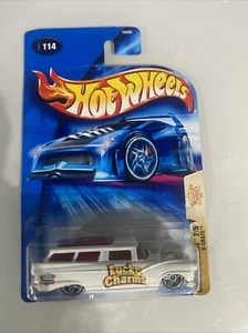 Hot Wheels 2004 Cereal Crunchers 2/5 Lucky Charms 8 cajas #114 vagón blanco B3835 - Imagen 1 de 5