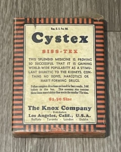 Vintage New Old Stock Cystex Pharmaceutical Pills - 144 Tablets - Picture 1 of 2