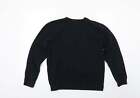 George Boys Black Cotton Pullover Sweatshirt Size 14 Years