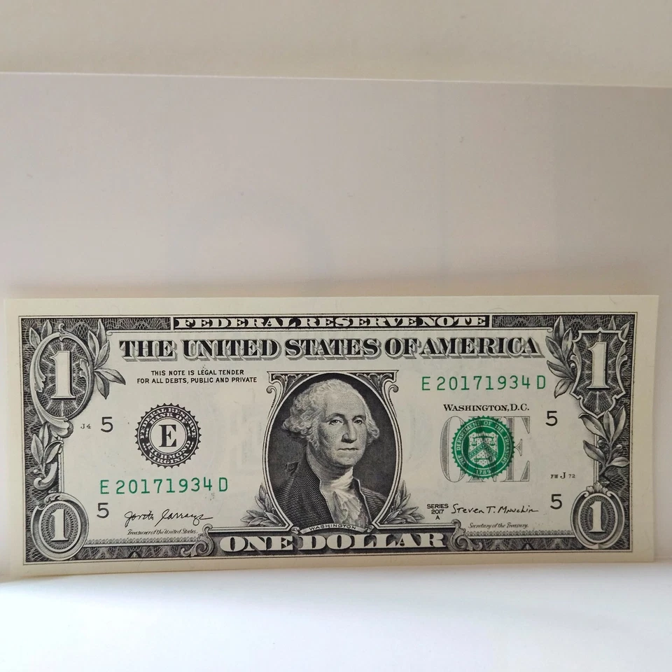 $1 Birthday Note Series 2017A Dollar Bill E20171934D Trailing 1934 - Image 1 of 1