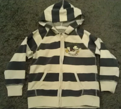 Sudadera con Capucha Mickey Mouse Parques Disney Cremallera Completa Niños Niños Jóvenes XS Foto 1 de 4