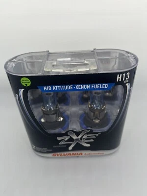 Sylvania Silverstar H13 9008 Pair Set Headlight Bulbs HID Attitude Xenon Fueled - Image 1 of 4