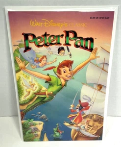 Vintage Disney Classics Peter Pan Official Movie Adaptation Comic Book 1991 - Picture 1 of 5