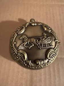 Mr. Christmas Pocketwatch Musical & Animated Train Pocketwatch NEW IN BOX - Picture 1 of 13
