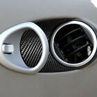 ABS Carbon Fiber Inner Door Handle Barrel Bowl Trim For Nissan 370Z Z34 2009-18