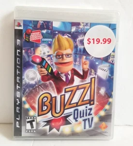 New Buzz Quiz TV Sony PlayStation 3 Game ONLY Controllers NOT Included ESRB Teen - Picture 1 of 2