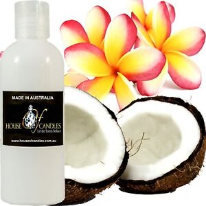 Coconut Frangipani Scented Bath Body Massage Oil Moisturizing Luxury Vegan