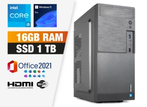 PC Computer Desktop Assemblato I5-13400F Ram 16GB SSD 1TB Windows 11 Office 2024 - Foto 1 di 1