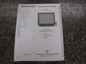 Sams Photofact 4212 Technical Service Manual for JVC AV-32950, AV-32950A -1999 - Picture 1 of 2