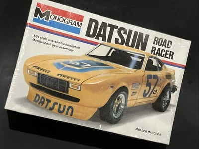 Vintage Monogram 1/24 Scale Datsun Road Racer Model Kit #2110 “Factory Sealed!!” - Image 1 of 4