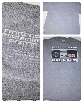 Camiseta Oficial NES Talla L Gráfica Foto 1 de 4