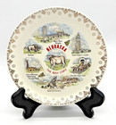 Vintage Souvenir State Plate Nebraska The Beef State 7" Inch