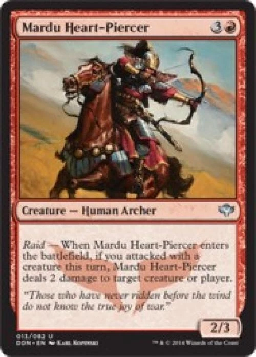 Mardu Heart-Piercer -Foil Light Play MTG Khans of Tarkir - Image 1 of 1