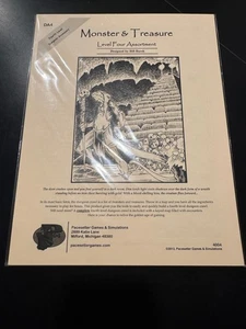 DA4 Pacesetter RPG Monster & Treasure Nivel Cuatro Surtido 2013 Bill Barsh 7001 - Imagen 1 de 4