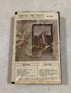 Led Zeppelin Stereo Cassette Vintage Atlantic M 57208 Clamshell Ampex Early - Picture 1 of 6