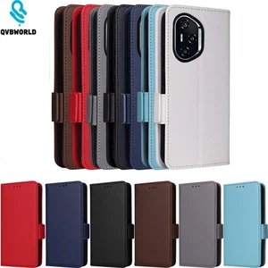 For Huawei Honor 400 300 200 100 90 Luxury Litchi Wallet Case Phone Case Cover - Picture 1 of 18