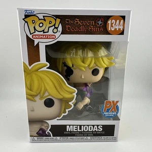 Seven Deadly Sins: Meliodas Demon Mode Funko Pop! #1344, vistas previas exclusivas de PX - Imagen 1 de 6