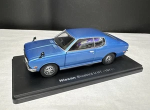 0131 21 Nissan Bluebird U HT (1971) 1/24 Famous Car Collection Rare Color - Picture 1 of 8