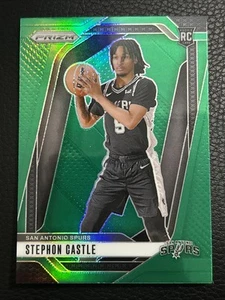 2024-25 Panini NBA Prizm Stephen Castle Rookie RC Green Silver Prizm #234 MINT! - Bild 1 von 6
