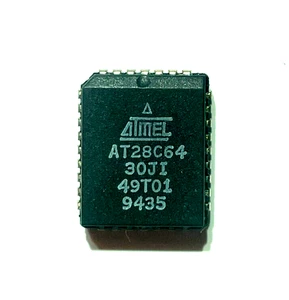 AT28C64 300nS 8Kbx8 EEprom memory PLCC-32 Genuine Atmel part tested x 1 pcs - Picture 1 of 1
