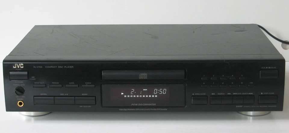 JVC XL-V164BK CD Spieler, klassischer CD Spieler ohne Fernbedienung - Bild 1 von 4