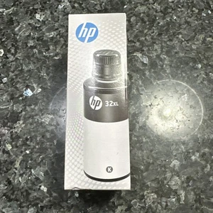 HP Genuine 32XL Black Ink Bottle Exp 8/26 - Picture 1 of 1