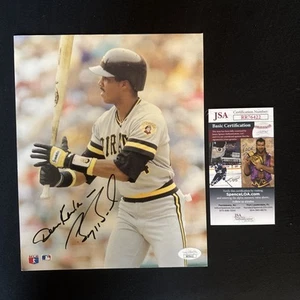 Barry Bonds Home Run King signed 8x10 Pittsburgh Pirates handsigniert JSA COA - Bild 1 von 4