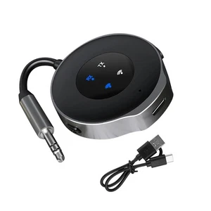1PCS Bluetooth 5.3 Wireless Transmitter Receiver Car Aux Audio Adapter 3.5mm - Picture 1 of 20