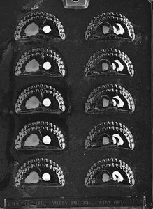 NEW Candy Mold 10 Cavity RAVIOLI Pasta Food Chocolate Fondant Plaster Clay Soap - Picture 1 of 1