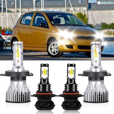 Kit de 4 luces antiniebla LED faros 6000K blanco para Toyota Echo 2003-2005 Foto 1 de 4