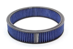 Air Filter Element Blue 14in x 3in EDELBROCK 43667 - Picture 1 of 1