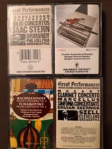 Classical Music Cassettes Lot Mozart, Tchaikovsky, Vivaldi, Racmaninoff, More - Imagen 1 de 11