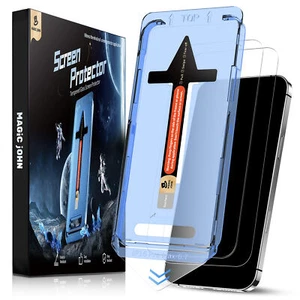 MAGIC JOHN 2 Pack for iPhone 16e 6.1inch Tempered Glass Screen Protector Privacy - Picture 1 of 8