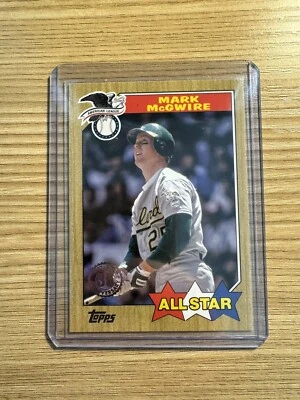 2022 Topps Series 2 - 1987 Topps All-Star Baseball #87AS-8 Mark McGwire, Mark... - Image 1 of 2