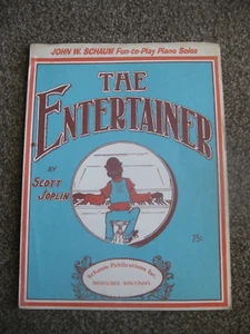 VINTAGE 1974 THE ENTERTAINER BY SCOTT JOPLIN - Picture 1 of 3