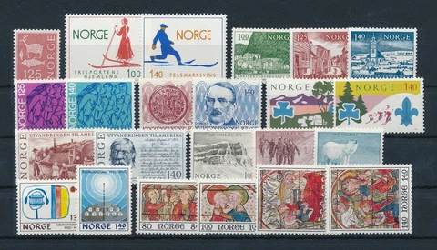 Norway 1975 Complete MNH Year Set  as shown at the image Cover